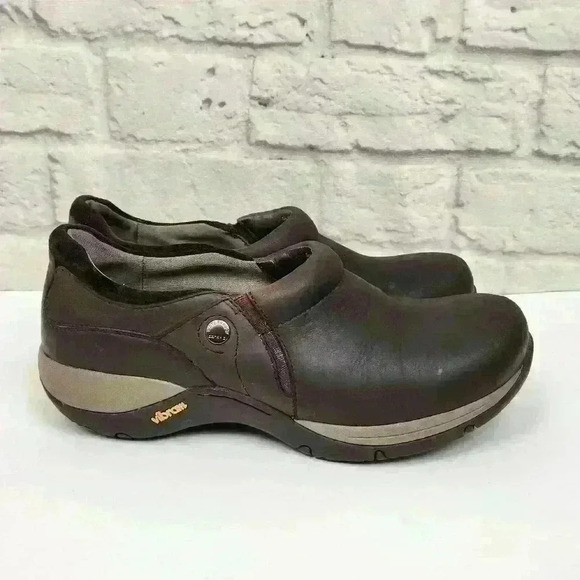Dansko Celeste Slip On Clogs EUR 38 US Womens Size Brown Leather - Picture 14 of 15